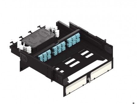 1RU और 2RU उपलब्ध स्लाइडिंग फाइबर एनक्लोजर